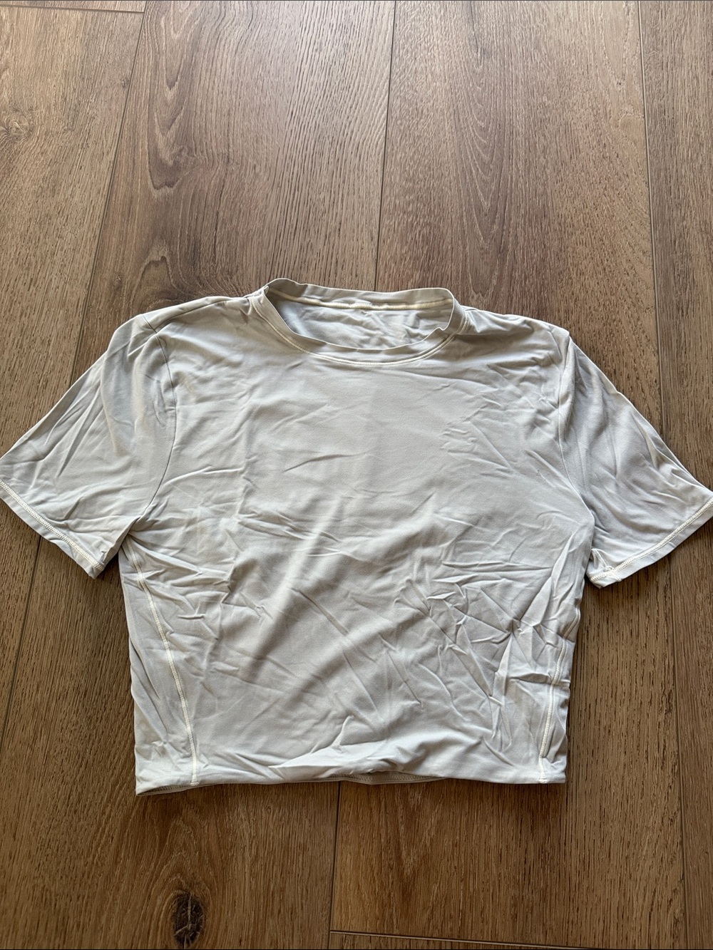 lululemon athletica Cream Crop Top